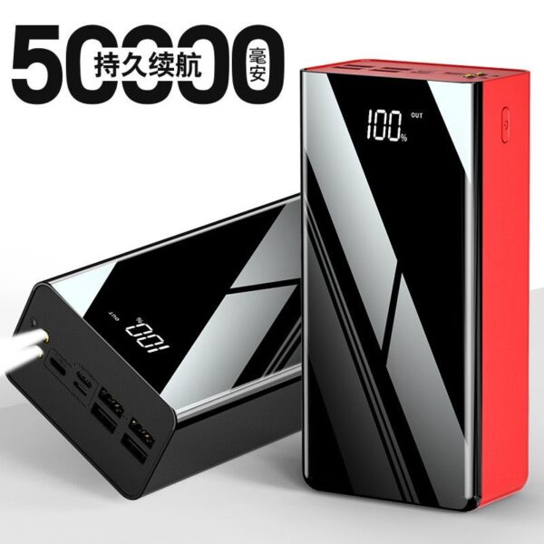 Ultra High-Capacity 50,000mAh Power Bank – Fast Charging Portable Battery Pack