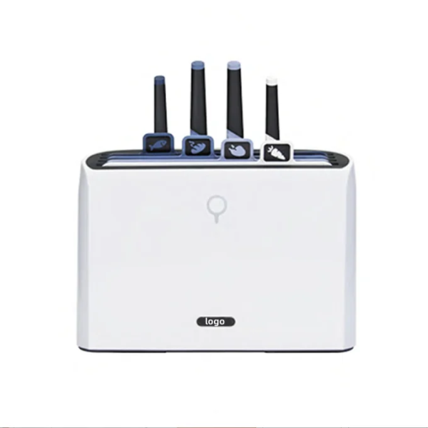 Best Kitchen Helper Appliance Smart Cutting Board and Knife Utensils Set Drying Holder Stand Sterilizer for Kitchen Gift Box ABS