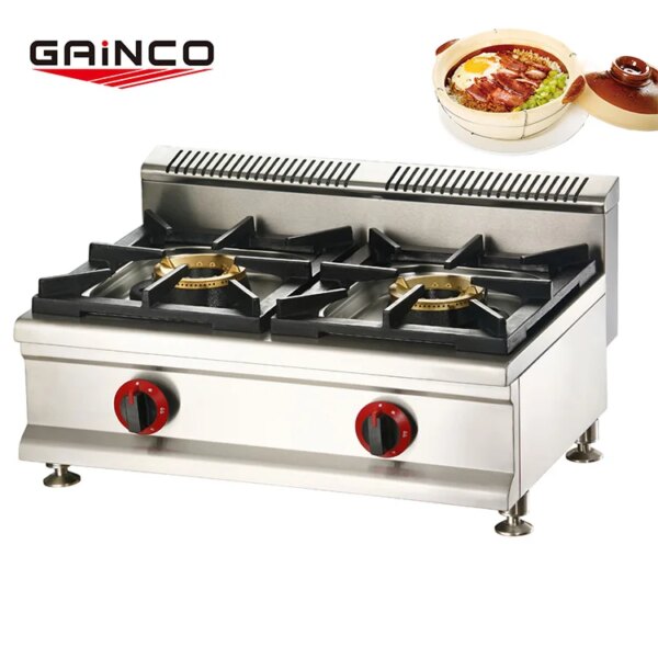 Factory Direct Price 2 burner Table Top Slim Gas Cooker/cooktop Stove