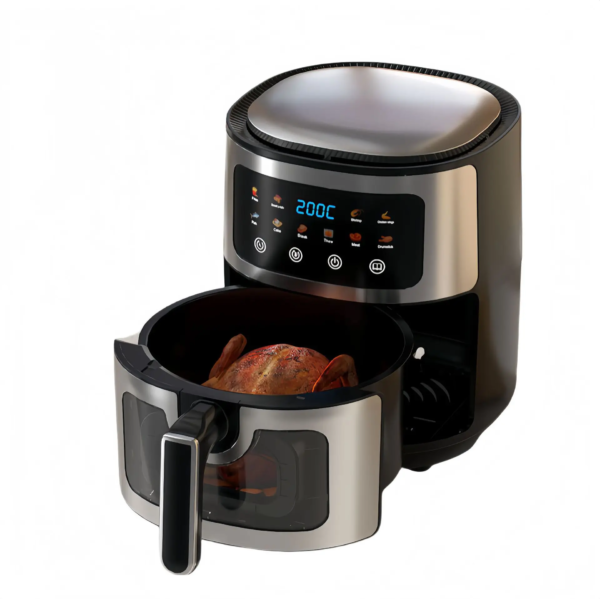 Smart Modern Square Plastic 7L Large Capacity Air Fryer 110V Household Electric Oven Digital Control French Fries Machine