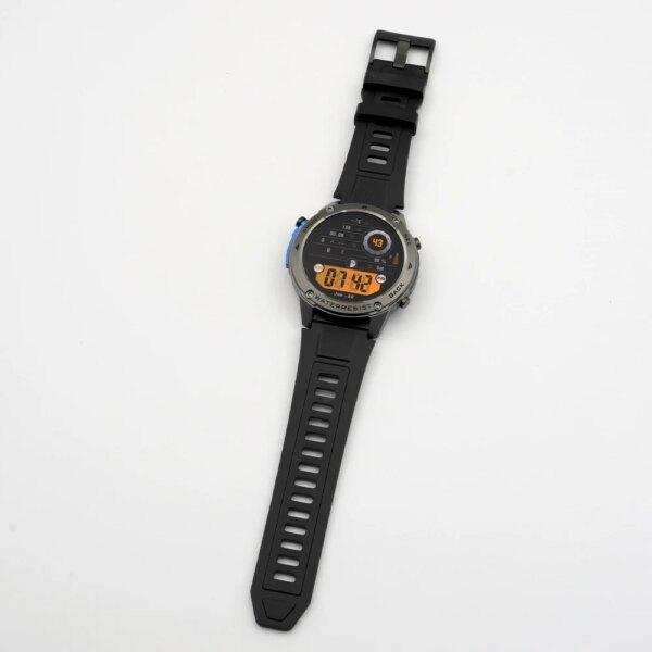 2025 GPS Smart Watch DM56 Compass Altitude 1.43" Amoled Screen 5ATM Waterproof Men Sport Fitness 500mAh Reloj Smartwatch