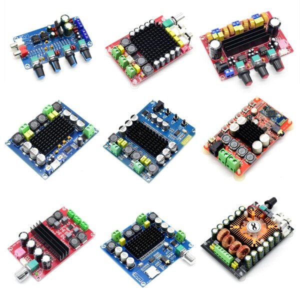 2.1 Channel 240W 3*80W High Power Subwoofer Amplifier Board Dual AC18-24V Home Theater Audio Board Speaker Accessories