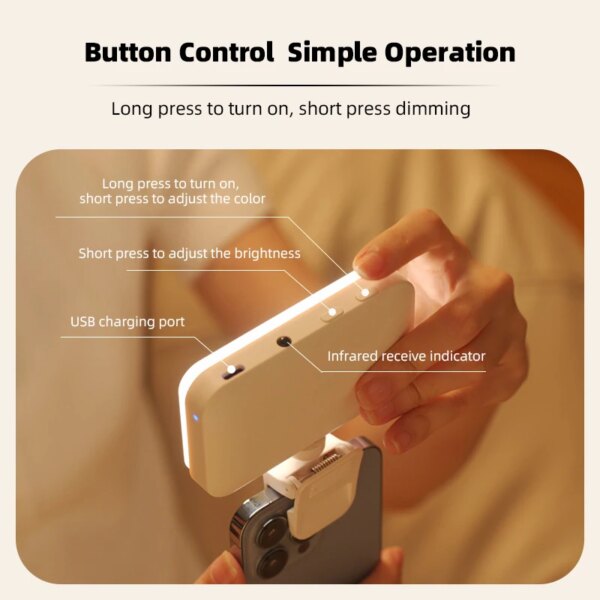 360 Rotation Adjustable Phone Selfie Ring Light Portable Led Mobile Phone Selfie Fill Light for Smart Phone Laptop