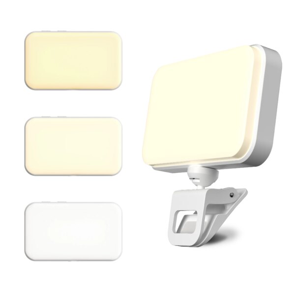 360 Rotation Adjustable Phone Selfie Ring Light Portable Led Mobile Phone Selfie Fill Light for Smart Phone Laptop