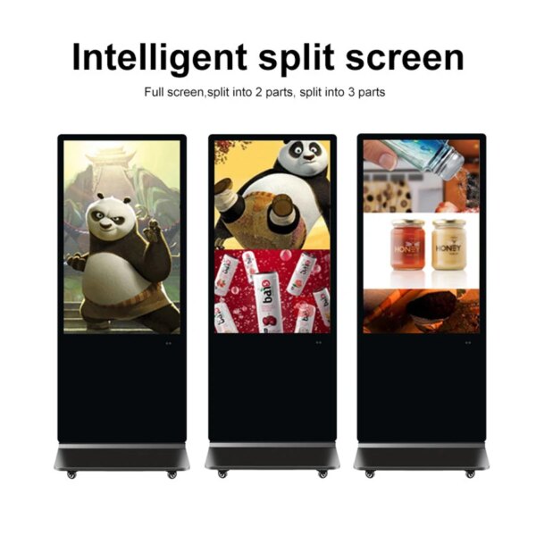 4k Touch Monitor Vertical Interactive Digital Signage LCD Touch Screens Kiosk Price Advertising Display Monitor Kiosk