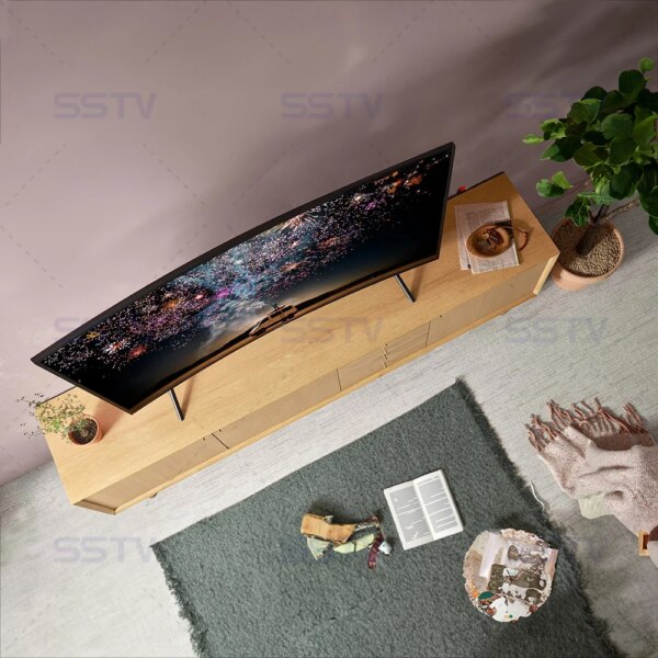 55inch Curved LED Tv Screen Ultra HD 4K Television 55 Inch Smart Tv
