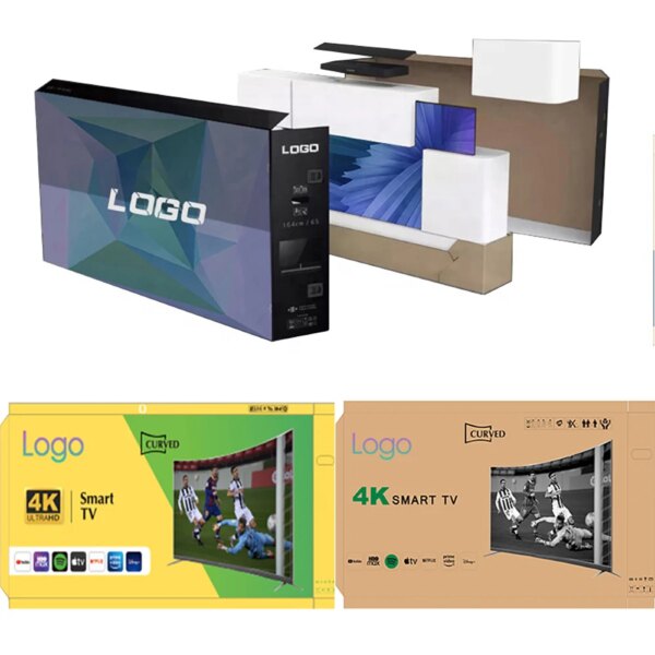 55inch Curved LED Tv Screen Ultra HD 4K Television 55 Inch Smart Tv