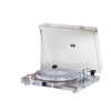Acrylic Clear Model Body Moving Magnetic Cartridge Vinyl Record Player Adjustable Tonearm BT/RCA/Optic Access Record Player