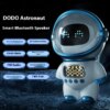 AI Smart Intercom Audio Alarm Clock Spaceman Creative Home Theatre Radio with for Bluetooth TF Card FM Battery Powered