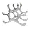 Aluminum Eco-Friendly Wine Rack for 6 Bottles Party & Wedding Ready Desktop Display by Axiom Home Accents