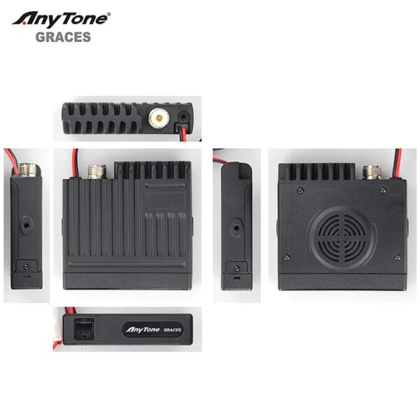 AnyTone GRACE for Car 27 MHz 2 Way Radio 25.615-30.105MHZ AM FM Ssb CB Radio/ Walkie Talkie 4 Walt