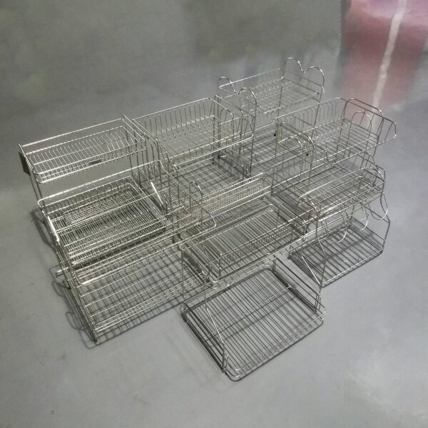 Big Dish Drying Rack Restaurant Simple Houseware 2-tier Dish Drying Rack With Cutting Board Holder