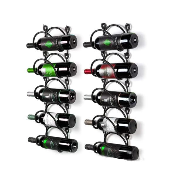 Classical Metal Wine Bottle Stand Rack Bar Display Shelf Kitchen Bar Red Wine Stand Handmade Hot Selling