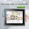 Custom LOGO Industrial LCD Display IP65 Waterproof 10.1 12 15 17 19 21.5 23.8 Inch PCAP Touch Screen Panel PC Industrial Monitor