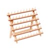 Custom Wooden Sewing Embroidery Thread Storage Organizer Wooden Thread Holder Thread Rack Sewing Organizer
