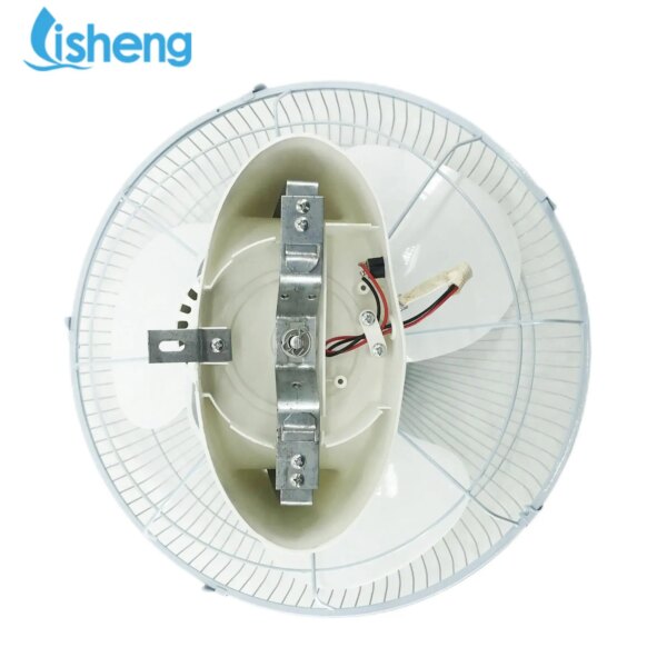 Dc Solar Powered Orbit Air Cooler Fan Ceiling Household Free Spare Parts Hot Selling 12V 16 Inch 12 Foldable Digital Ce White 13