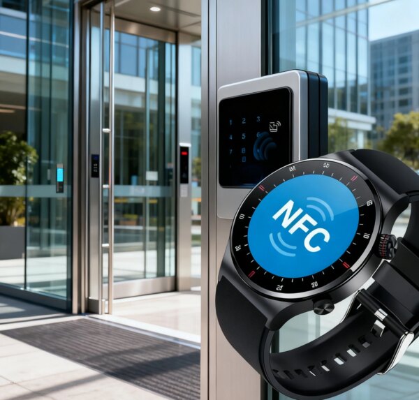 DENIXI Luxury NFC Sports Smart Watch for Men & Women BT Call & Multifunction Waterproof IP68 Smart Watch