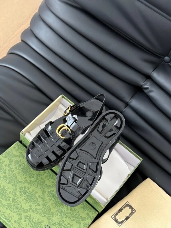 Designer Brand Comfortable Summer Black Men Ladies Sandals Casual Anti-Slippery Breathable Flat Bottom Platform Fisherman