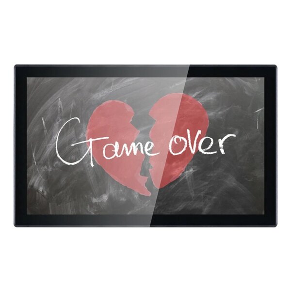 Embedded Touch Panel Advertising Display Monitor Silver Touch Screen Metal Usb for Business 2022 Sunworld 21.5 Inch Metal Case