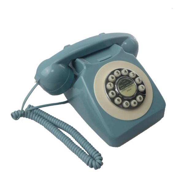 Factory hot sales landline phone antique style rotary retro telephone