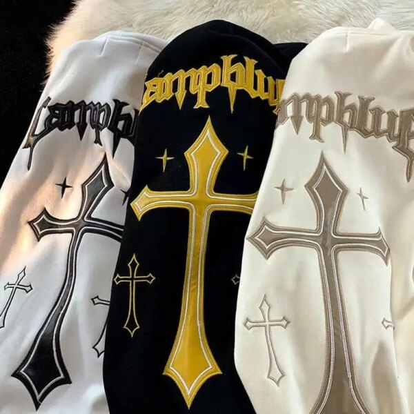 Fashion Polyester Fabric Heavyweight Plain Color Custom Rhinestone Mens Oversized Zipper Hoodie