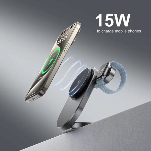 Fashion Smart Watch Multi-in-one Home Wireless Charging Portable Foldable Desktop Wireless Charging Custom