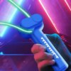 Glow in the Dark String Rope Launcher Portable Handheld Stress Relief Toy for Kids for Parties and Beach Toys