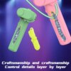 Glow in the Dark String Rope Launcher Portable Handheld Stress Relief Toy for Kids for Parties and Beach Toys