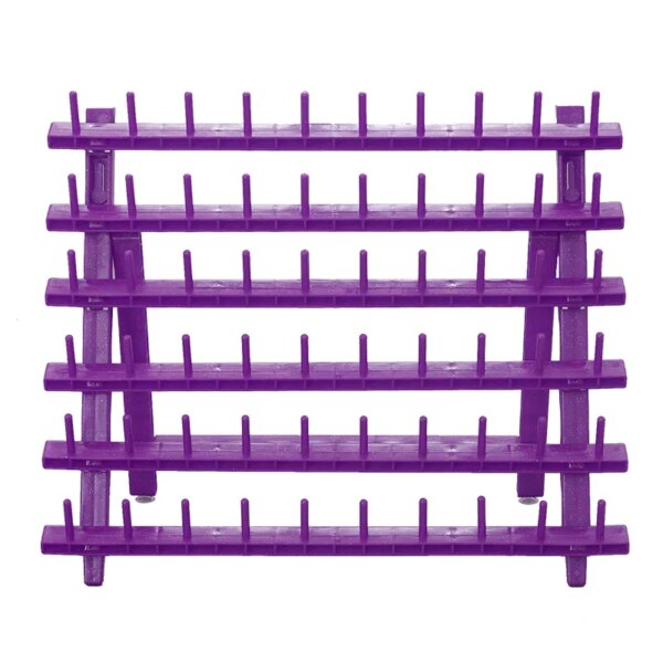Handmade High Quality Plastic Embroidery Thread Rack Hanging Hooks Organizer for Hand Knitting Yarn Spools Sewing Accessory