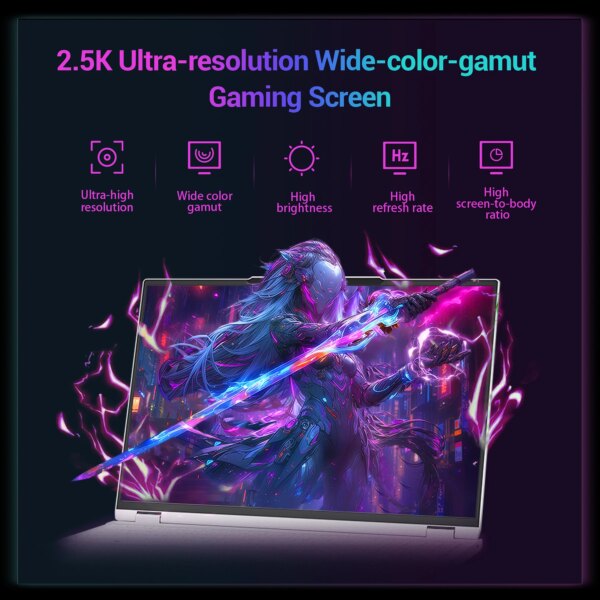 High Quality Gaming Laptop Brand New Firebat Huan 16 Pro Model with Intel I7 13700HX CPU RTX 5060 8G GPU Gaming Laptop