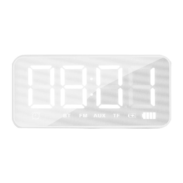 Hot Sale Mini Portable Good Wireless Bluetooth Speaker Clock Radio with Usb Outdoor Speaker Subwoofer Stereo Mobile Phone OEM 3W