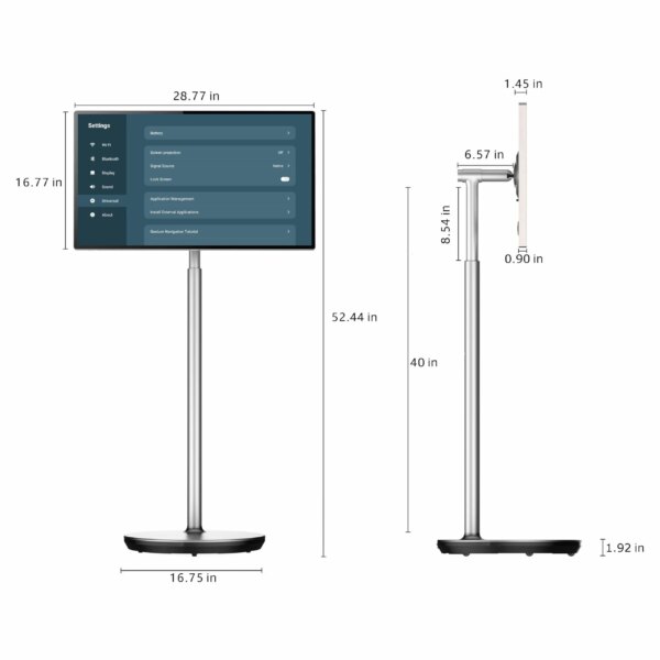 Ingscreen 32 Inch Display USB Wifi OS 10 Smart Touch Screen OEM Indoor Television Portable Smart TV