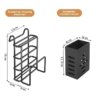 Integrated Storage Rack for Tableware Bowls Cabinets Chopsticks Kitchen Dish Rack Drill Knife Rack Household Storage Cages