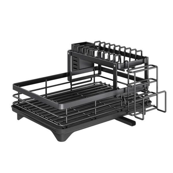Integrated Storage Rack for Tableware Bowls Cabinets Chopsticks Kitchen Dish Rack Drill Knife Rack Household Storage Cages