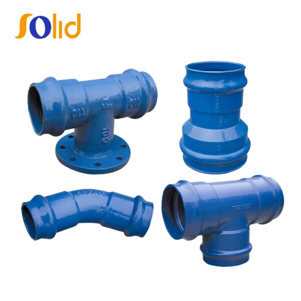 ISO2531, En545, En598 DI Pipe Fittings for PVC Pipe and Ductile Iron Pipe