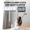 LCD Atomic Wall Clock Digital Church Clock Auto Time Calibration Timer Multi-Function Calendar Radio Wave Alarm Clock