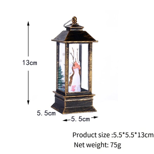 Merry Christmas Decorations Home Navidad Christmas Tree Ornaments Xmas Gifts New Year 2024 Christmas Lantern Light