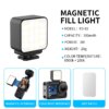 Mobile Phone Action Camera Selfie Fill Light, Mini Portable Camera Video Shooting Beauty Led Pocket Fill Light