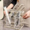 Multi-functional Integrated Knife Holder Chopsticks Spoon Countertop Shelf Kitchen Light Luxury Cutting Board Storage Drain Rack