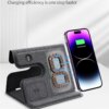 Multifunctional 3 in 1 Wireless Chargers for Mobile Phone Stand Foldable ABS Type C Outdoor Station Dropshipping Trend