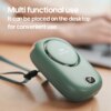 Necklace Fan Kinscoter 2000mah Battery Air Cooler Mini Fan Portable Rechargeable Bladeless Waist Hanging Ventilation Fans