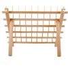 New 2X60 Spools Wooden Eco-friendly Sustainable Thread Rack Embroidery Quilting Sewing Tools Organizer Hanging Hooks for Living