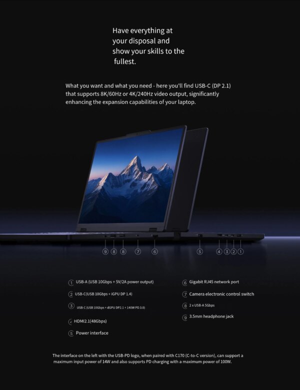 New in 2025 LEGION Y7000P Upgrade Intel Core I9-14900HX RTX5060/16G/1TB 240Hz 16inch High Performance for Gaming Laptop