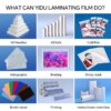 OEM Glossy Laminating Film A4 125Mic Lamination Pouch Film 55mic Laminating Pouches Anti Static Lamination Sheets