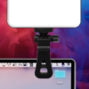 Portable Fill Light Square Light Pocket Light Three-color LED Desktop Flat Camera for Taking Photos and Live Video