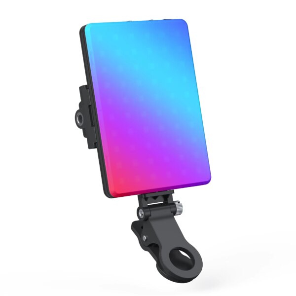Portable Fill Light Square Light Pocket Light Three-color LED Desktop Flat Camera for Taking Photos and Live Video