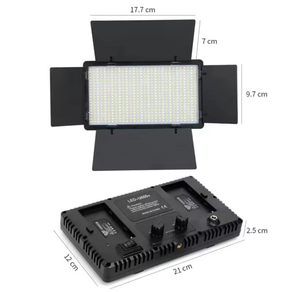 Professional Photo & Video Led Light Kit Vari-color Pro Led-600 Led-800 LED Video Light Professional Photography Fill Light