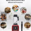 Professional Restaurant Juicer Blender Chopped Ice Heavy Duty Commercial Blender for Catering Industry