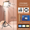 Promotion New Live Streaming Fill Light Panel Blocking Lamp Rl1200 12 Inch RL900 10INCH Led Panel Light and Tripod Stand