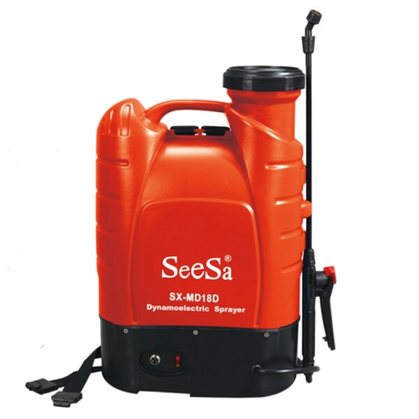 SeeSa High Quality 16/18L 12v Battery Electric Pressure Pump Knapsack Agricultural Garden Plant Sprayer